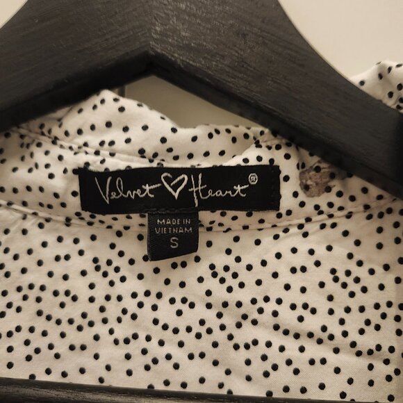 White and Black Button Down - Picture 3 of 3